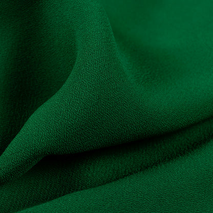 Fun Green Plain Moss Georgette Fabric (Width 54 Inches)