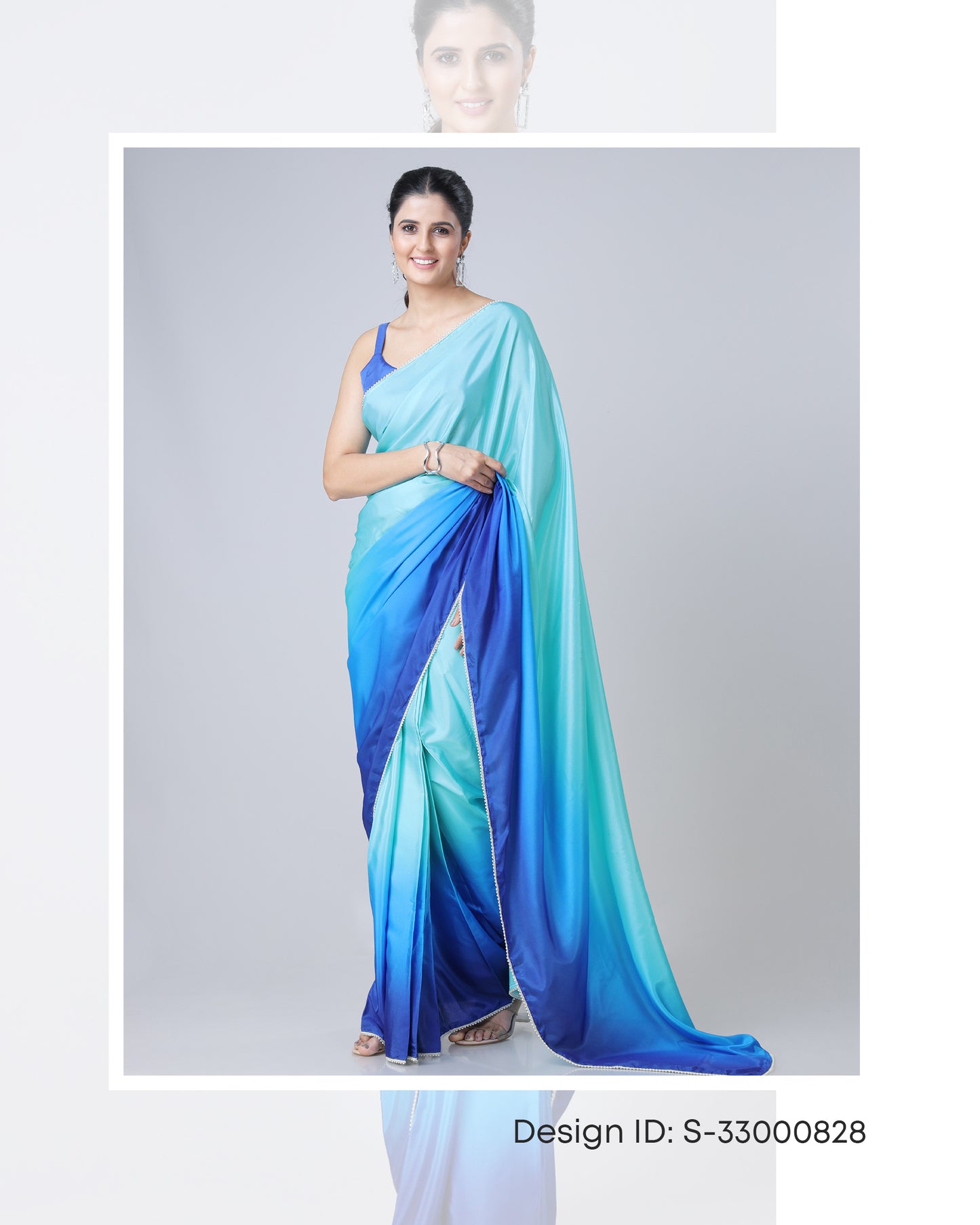 Soft Ombre Saree Catalogue For Wholesale Set of 5 Sarees