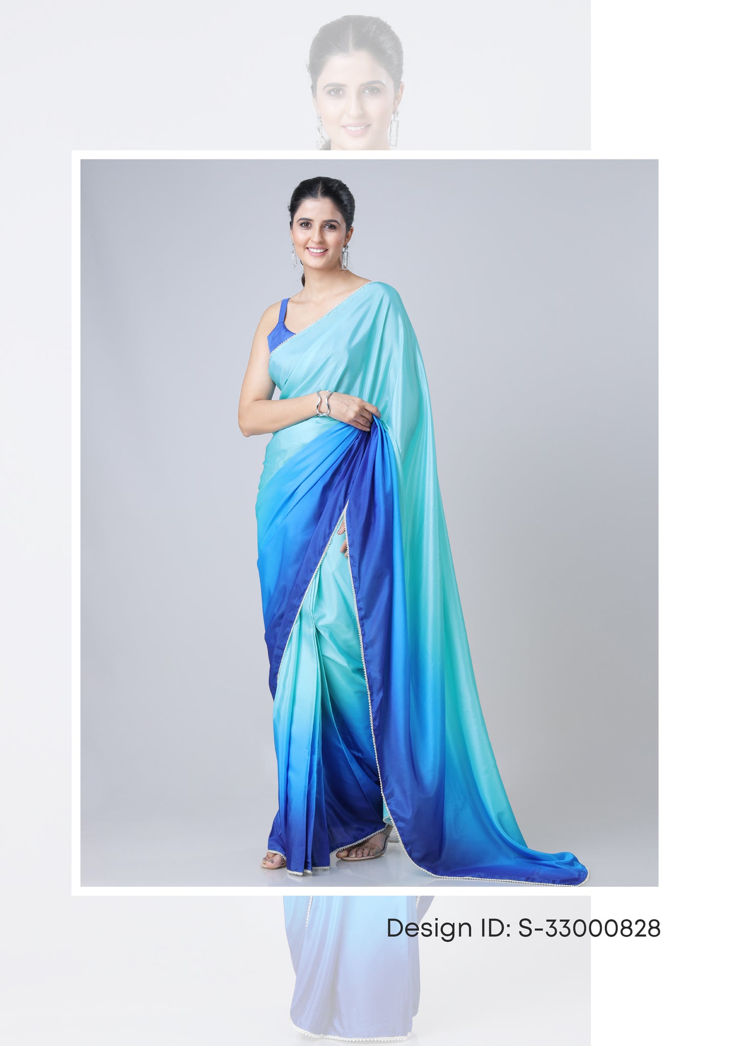 Soft Ombre Saree Catalogue For Wholesale Set of 5 Sarees