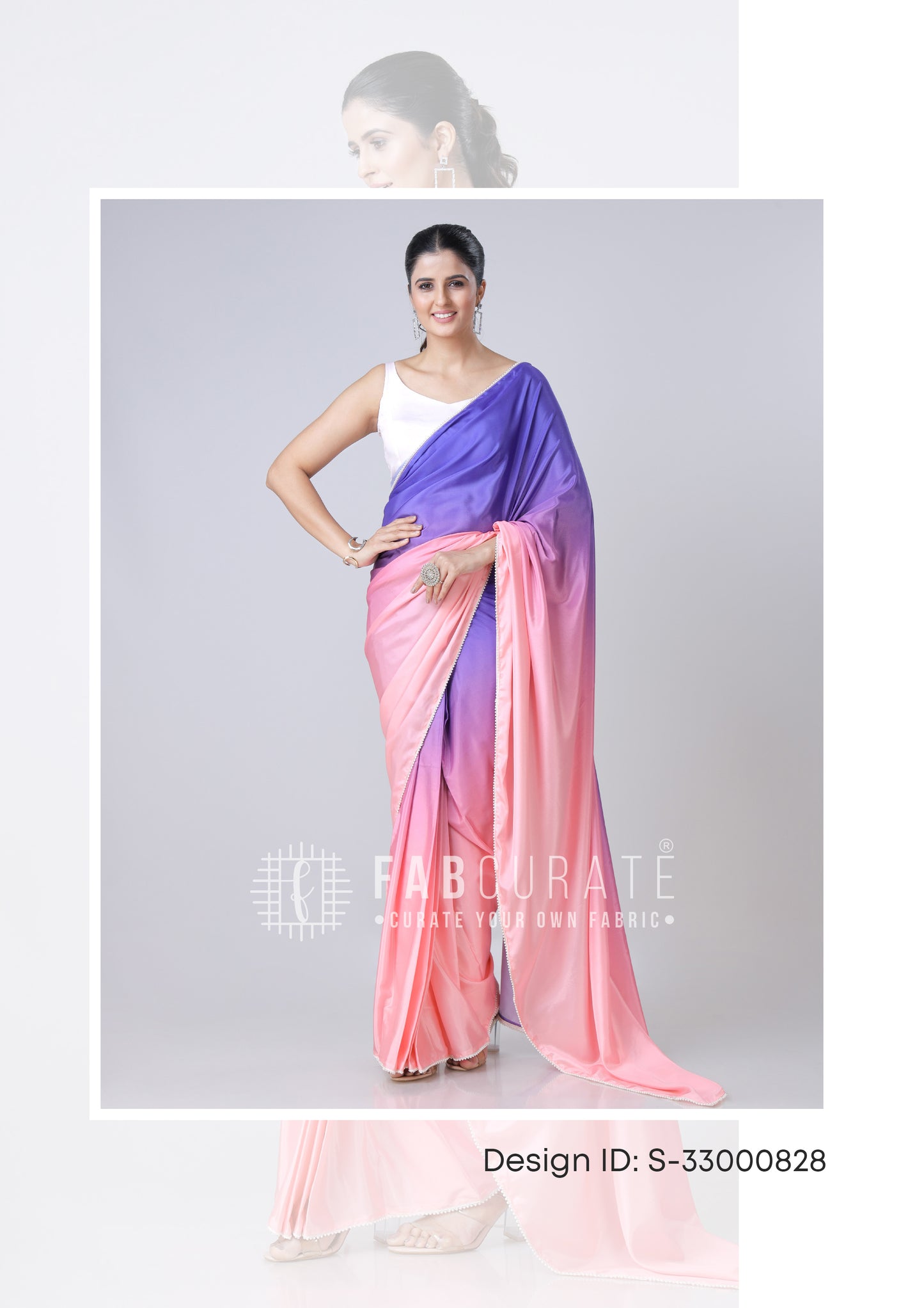 Soft Ombre Saree Catalogue For Wholesale Set of 5 Sarees