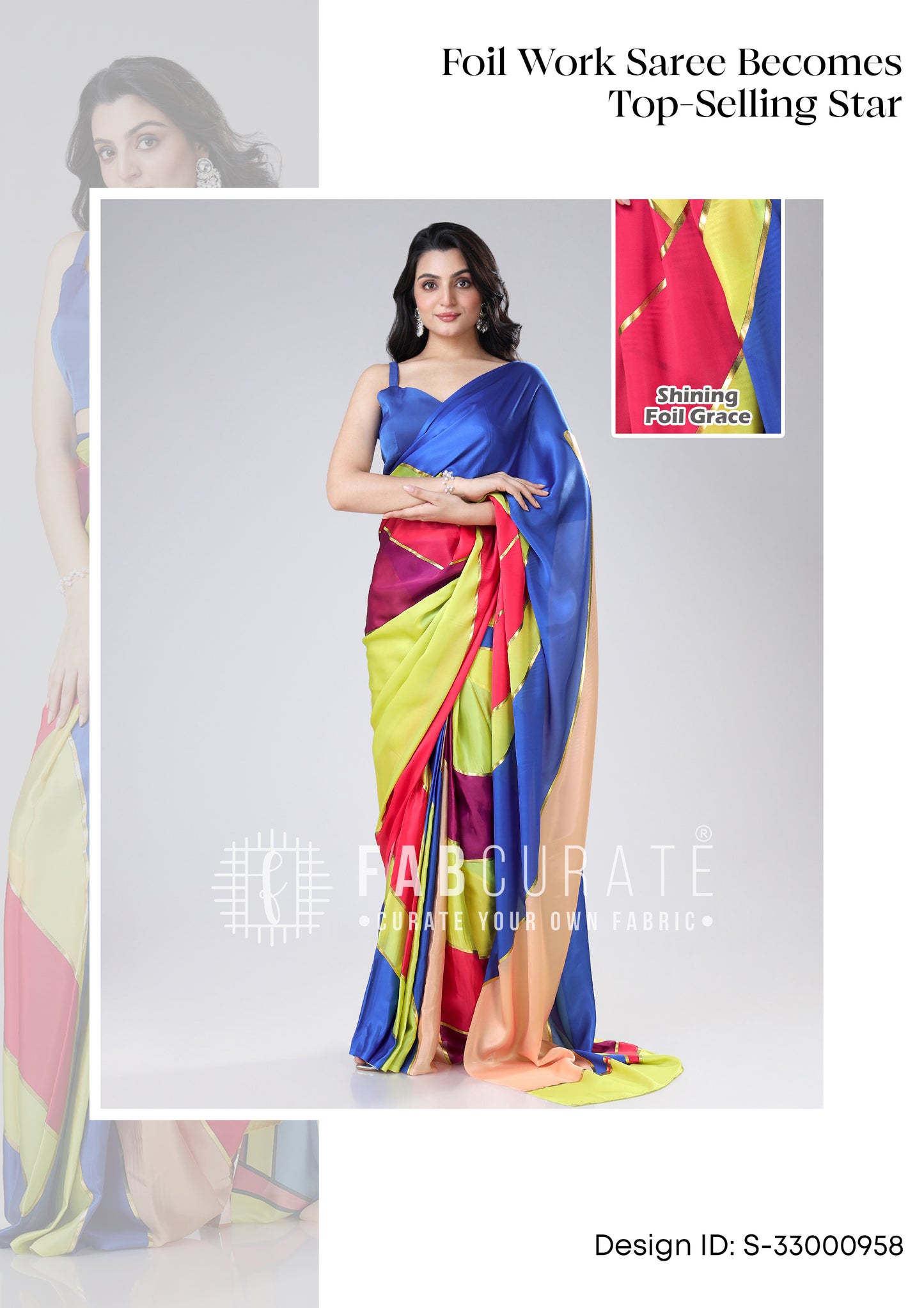 Exclusive Foil Work Sarees Wholesale Catalogue (Set Of 5 Sarees)