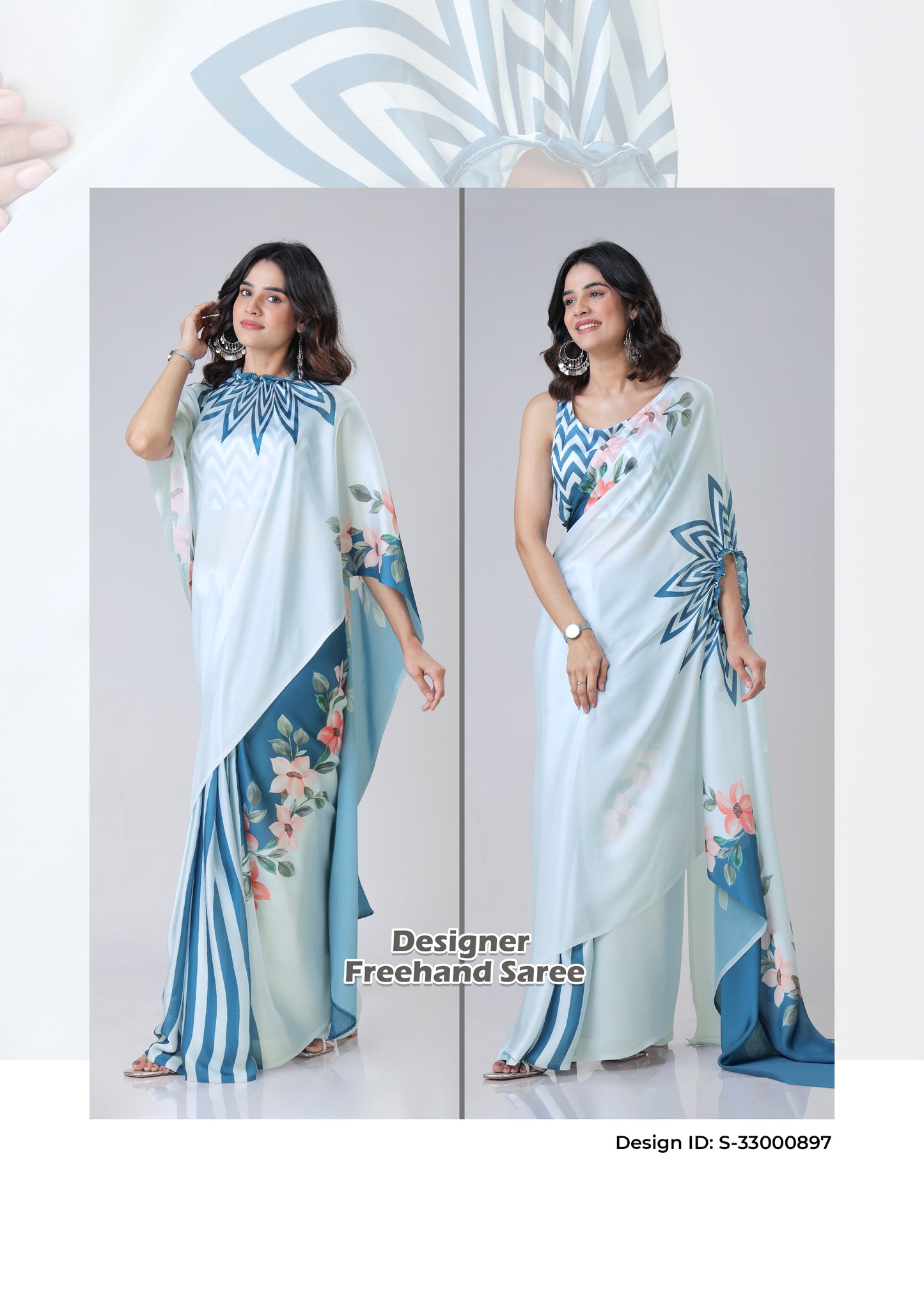 Viral Freehand Saree Catalogue Set Of 5 Saree