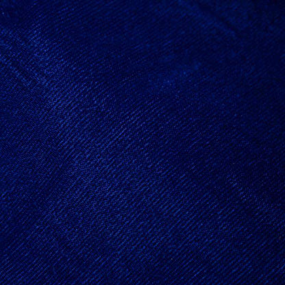 Royal Blue Plain Export Quality Micro Velvet Fabric