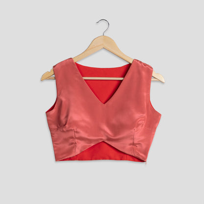 Classic Plain Designer Silk Blouse