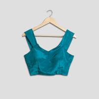 Classic Plain Designer Silk Blouse