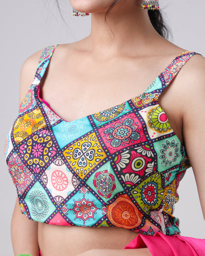 Trendy Gamthee V Neck Sleeveless Blouse