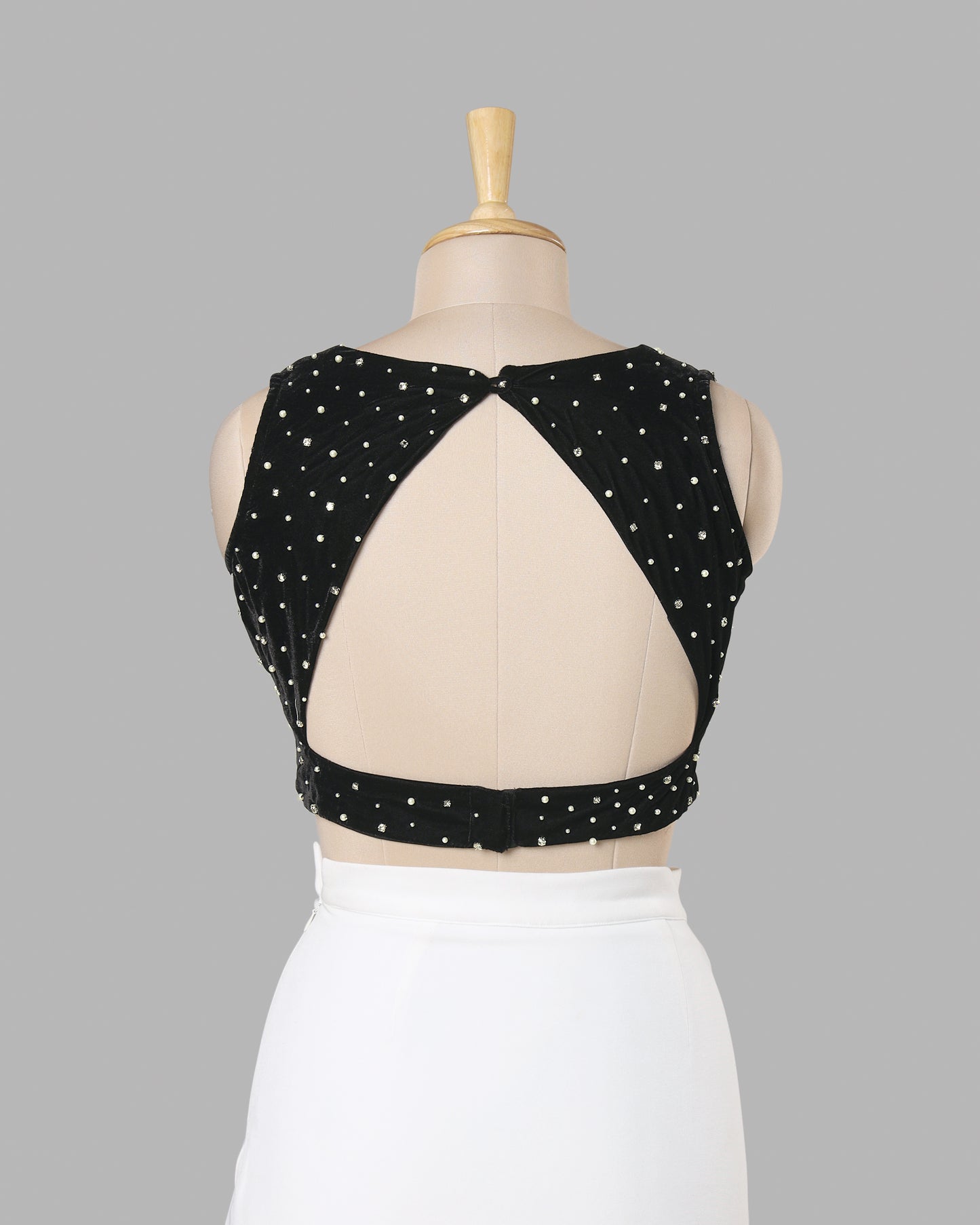 Premium Occasion Wear Hand Work Velvet Blouse