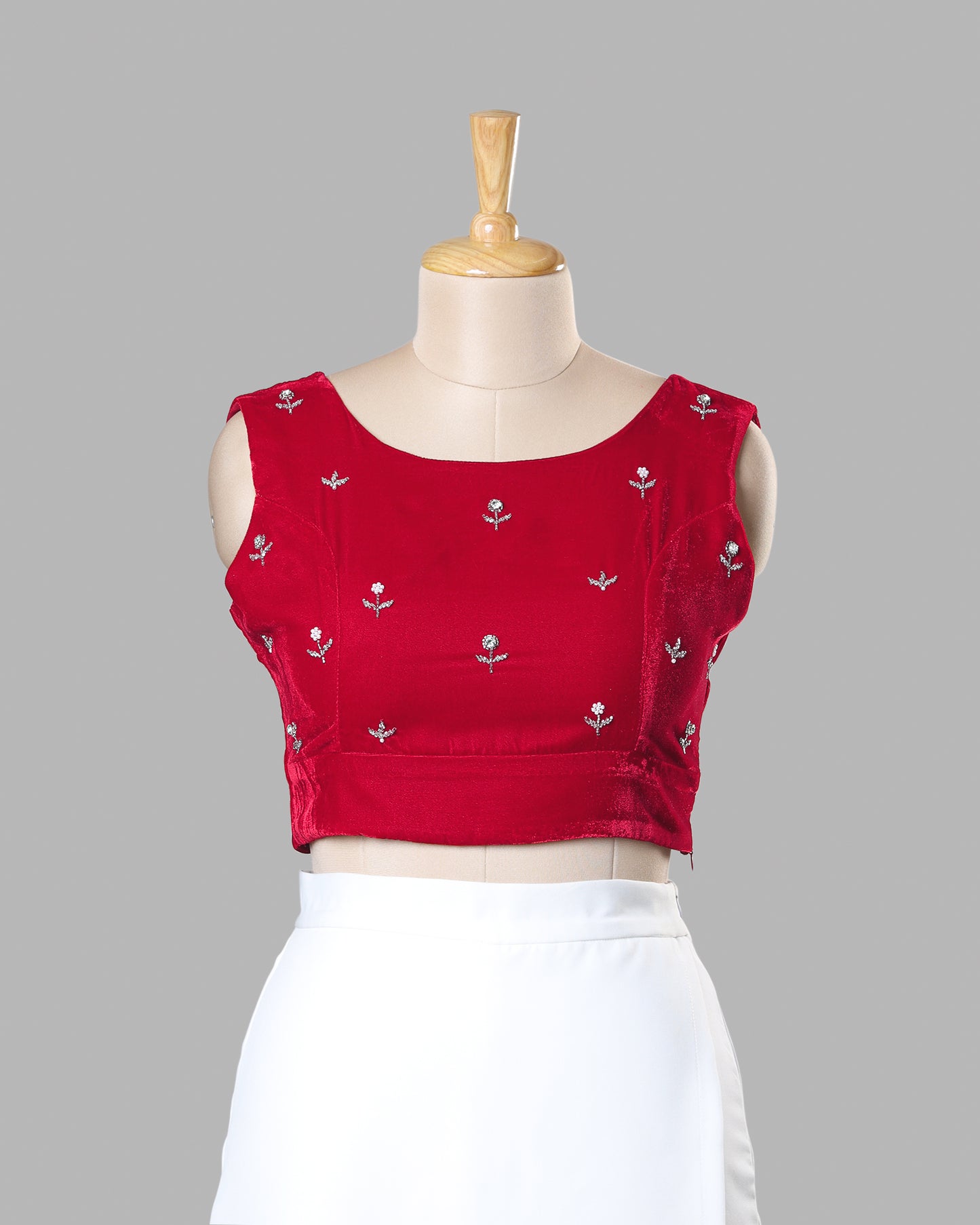 Royal Heritage Premium Velvet Hand Work Blouse