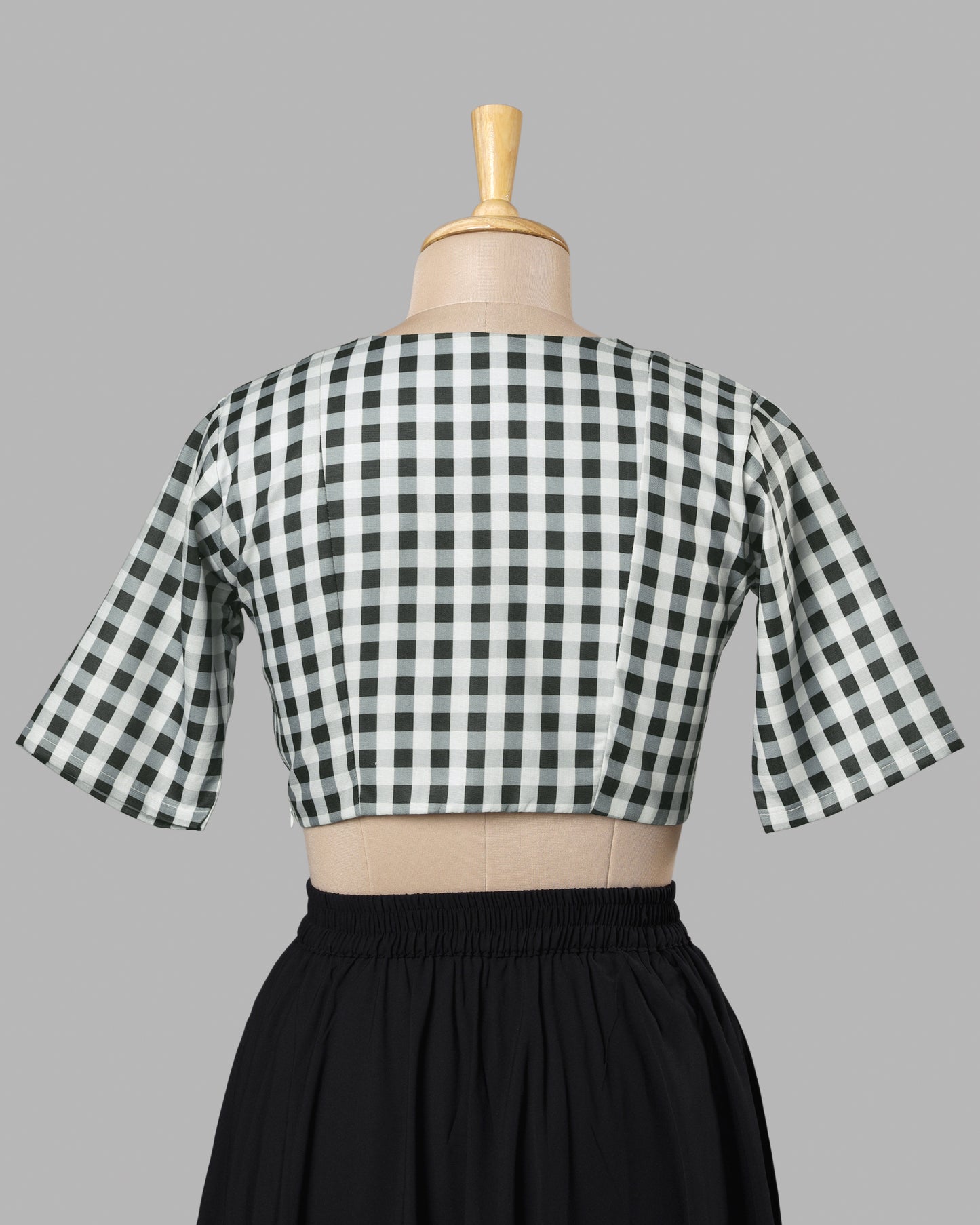 Smart Fit Checks Blouse - Workwear Meets Casual