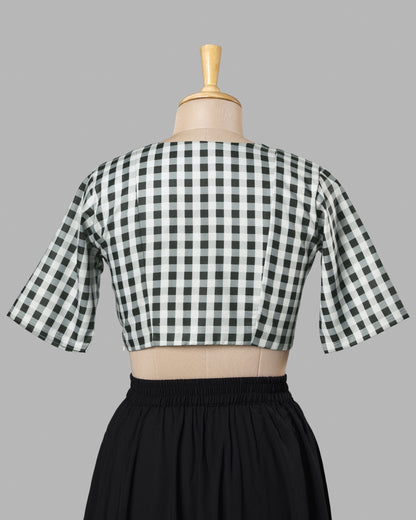 Smart Fit Checks Blouse - Workwear Meets Casual