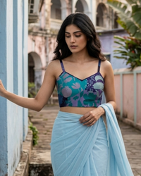 Lovely Floral Organza Blouse