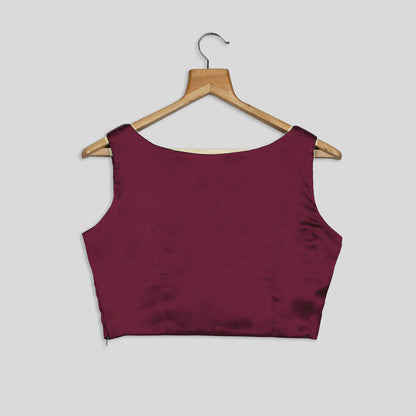 Lovely Sangaria Purple Plain Blouse