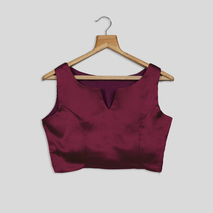 Lovely Sangaria Purple Plain Blouse