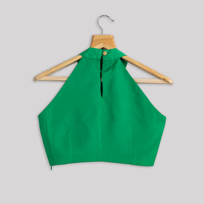 Classic Plain Imported Satin Blouse