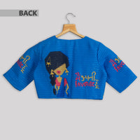 Trendy Quirky Embroidery Blouse