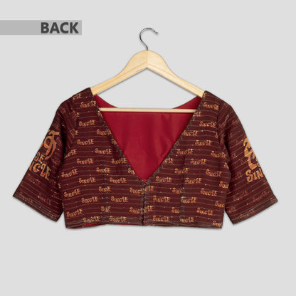 Trendy Quirky Embroidery Blouse