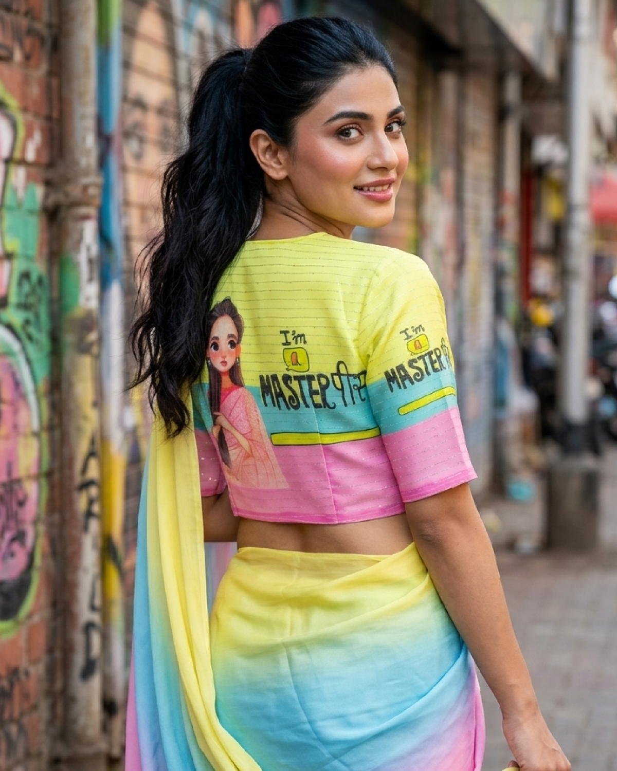 Master Piece Quirky Embroidery Blouse