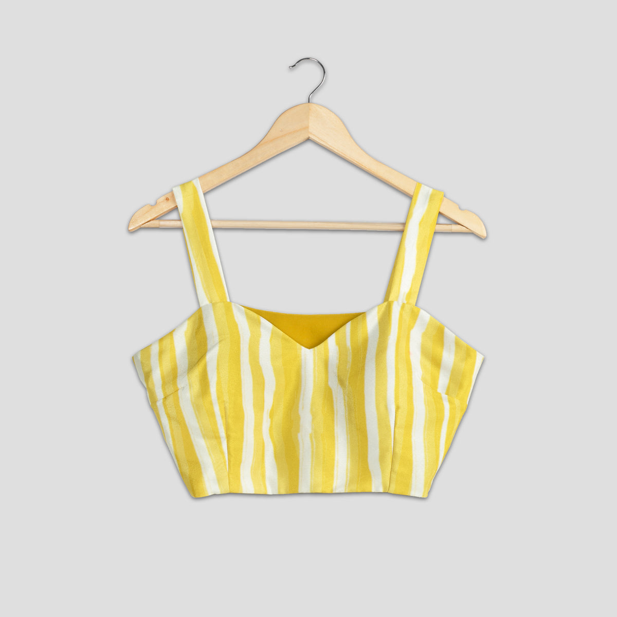 Stylish Stripes Silk Blouse