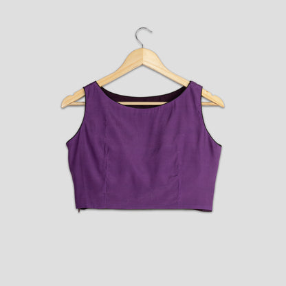 Classic Plain Silk Blouse
