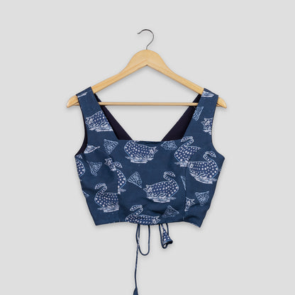 Trendy Indiigo Designer Blouse