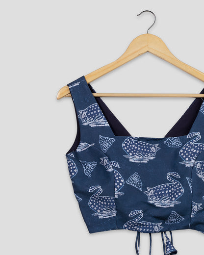 Trendy Indiigo Designer Blouse