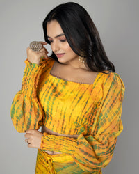 Exclusive Designer Puff Sleeve Blouse