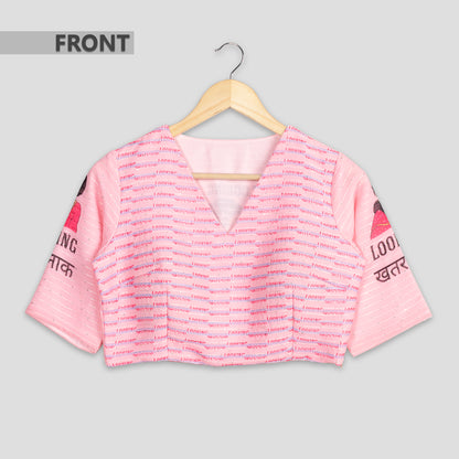 Attractive Looking Designer Quirky Embroidery Blouse
