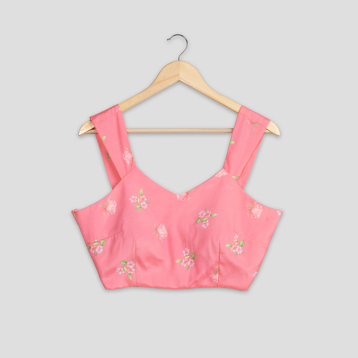 Beautiful Floral Silk Blouse