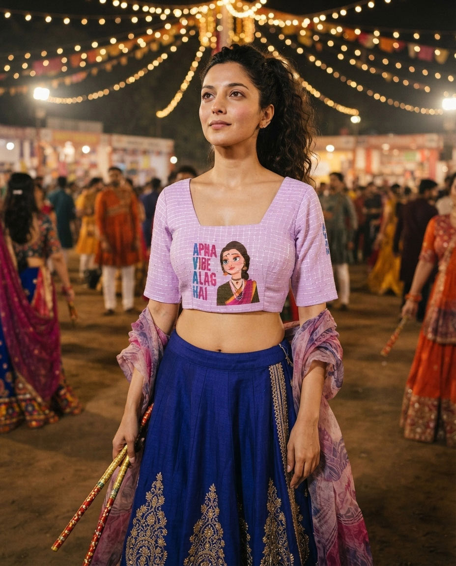 Quirky Georgette Blouse For Glamorous Style