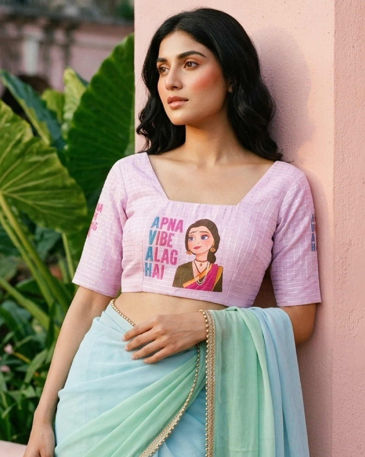Quirky Georgette Blouse For Glamorous Style