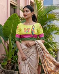Quirky Georgette Blouse For Glamorous Style