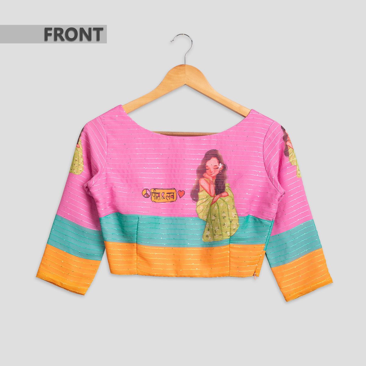 Quirky Love - A One Of A Kind Fashion Piece Blouse