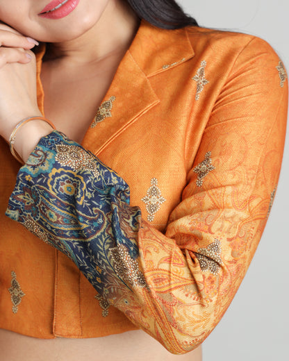 Stitched to Perfection : Ethnic Full Sleeve Pasmina Blouse