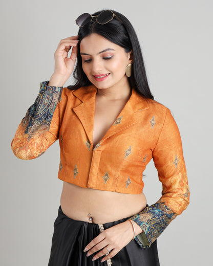 Stitched to Perfection : Ethnic Full Sleeve Pasmina Blouse