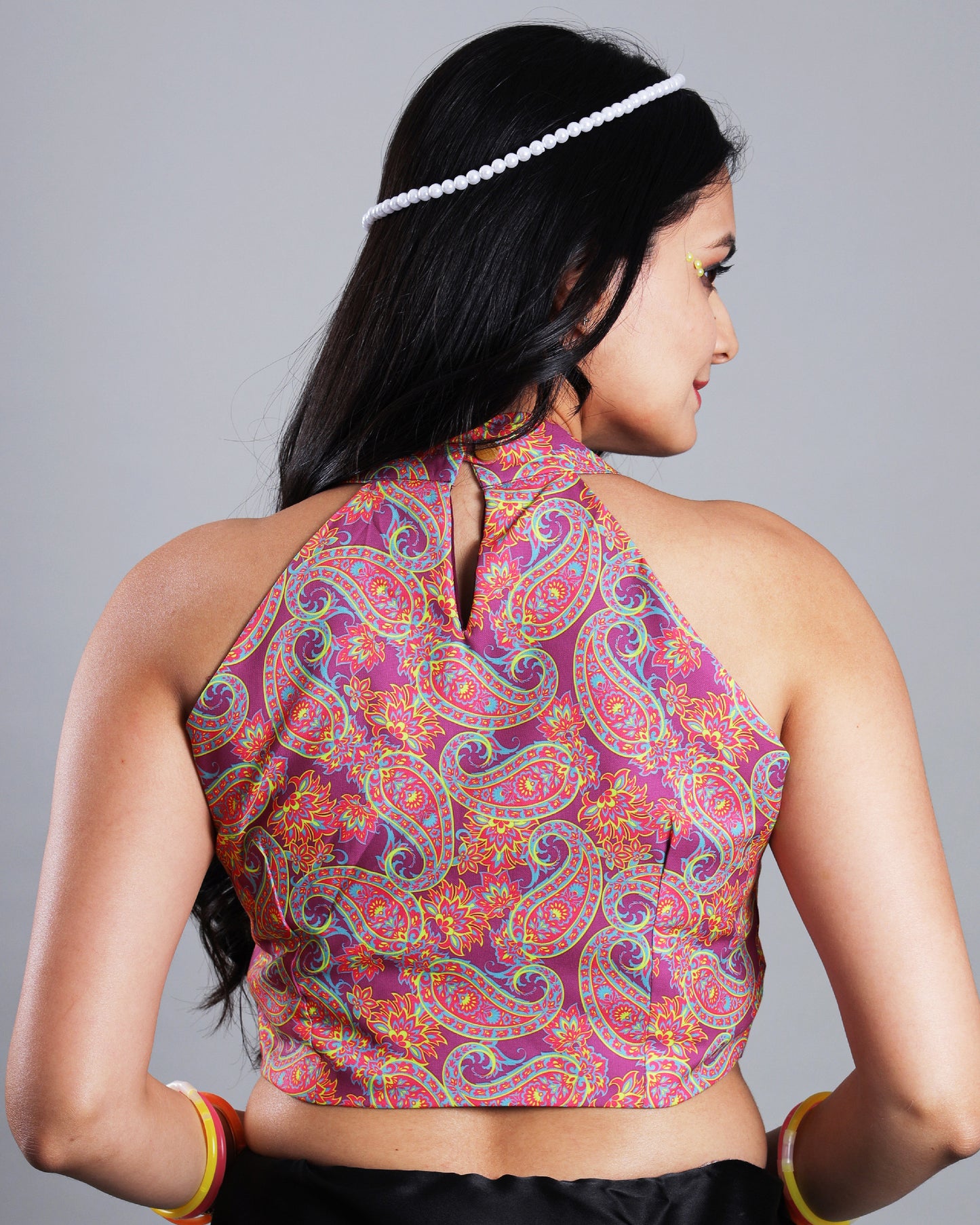 Turn Heads In Our Electric Paisley Print Blouse