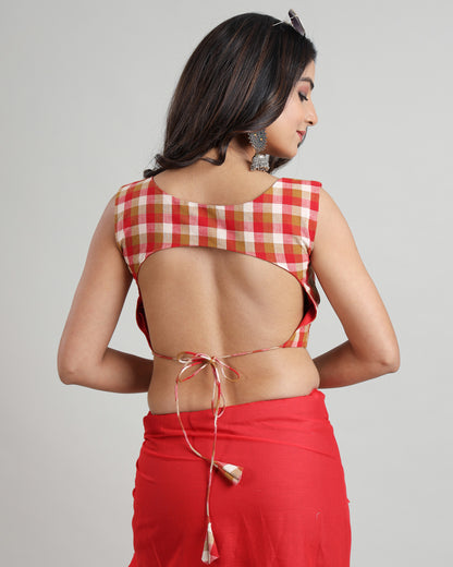 Breathable Style: Checked Cotton Blouse You'll Love
