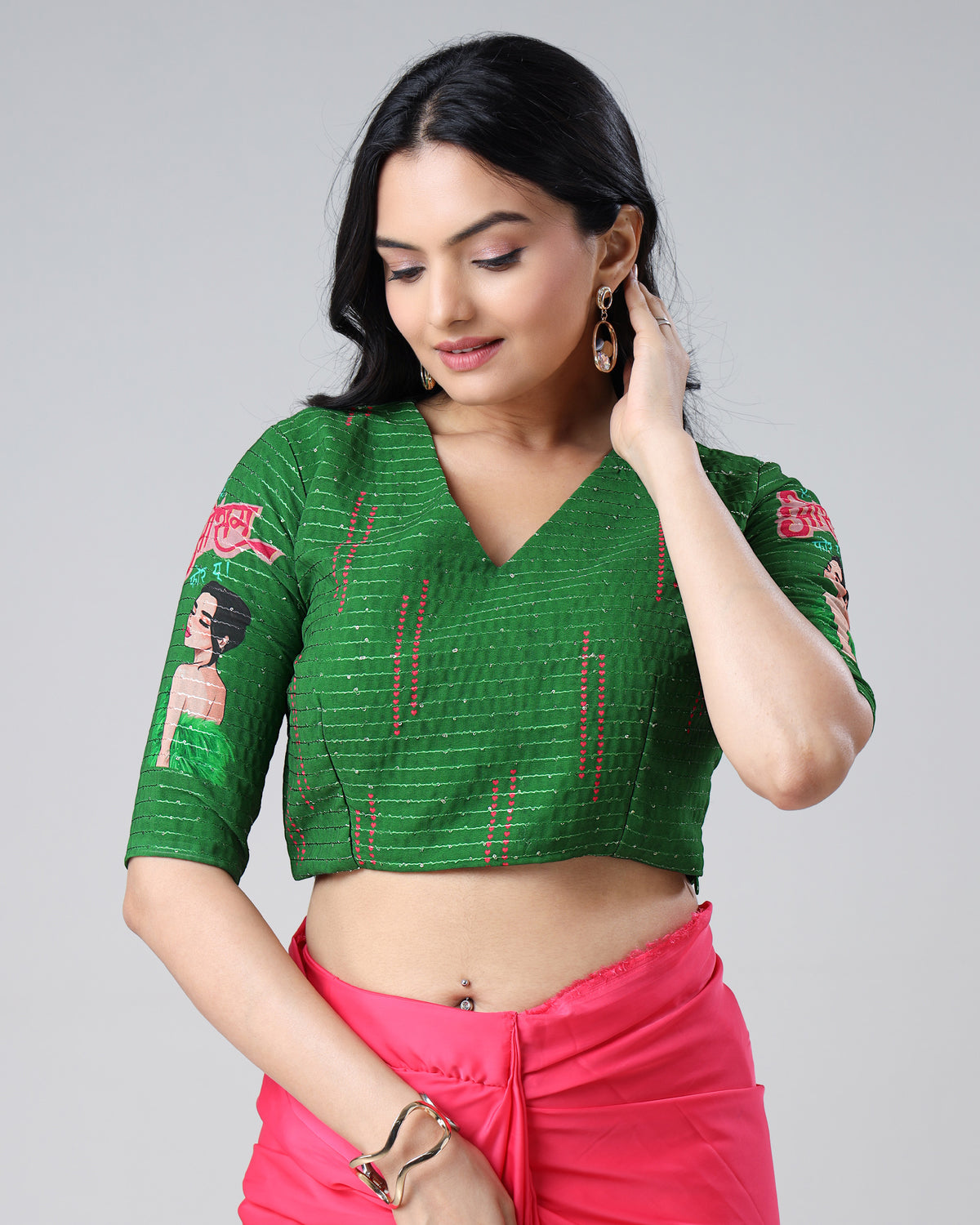 Confidence Booster: Owsum 4 U V-Neck Blouse
