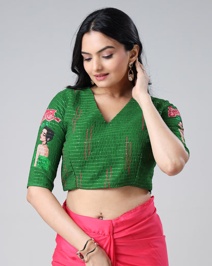Confidence Booster: Owsum 4 U V-Neck Blouse