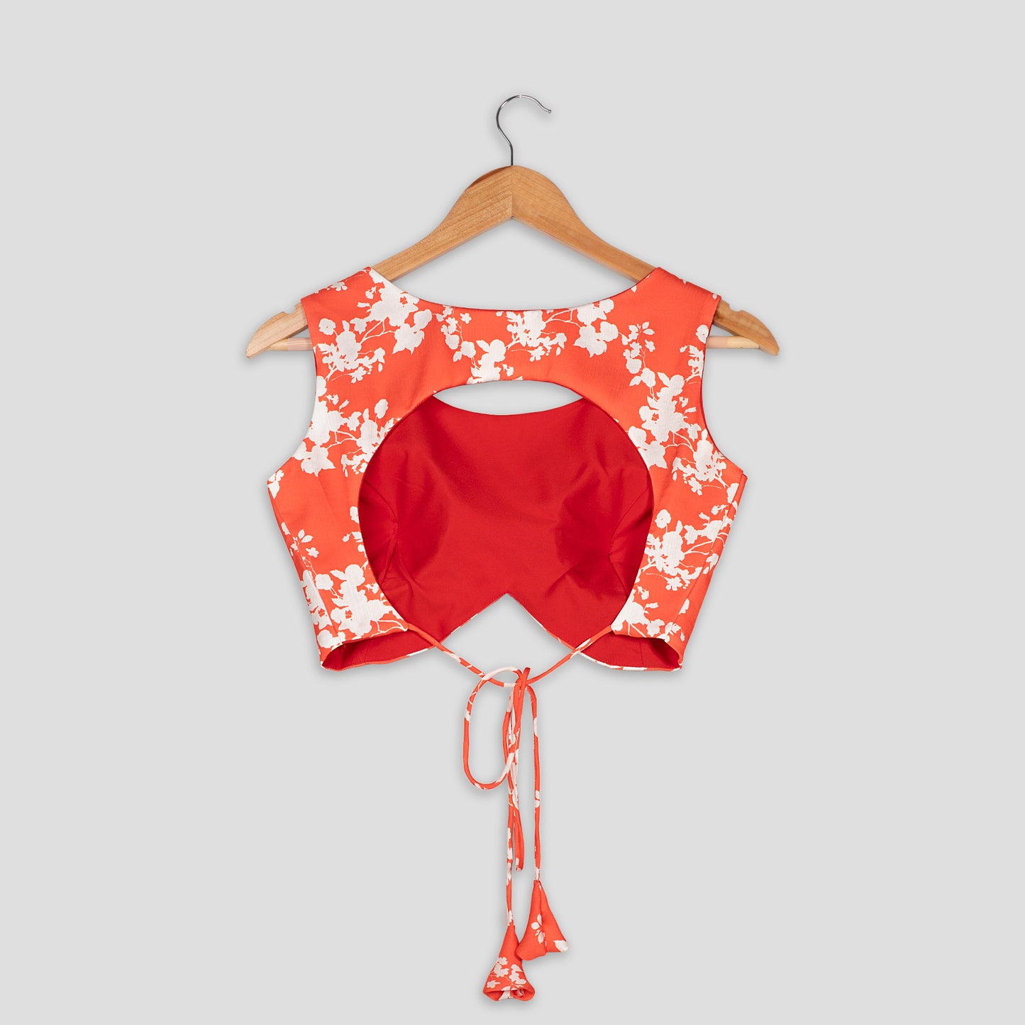 Romantic Edit : Red Floral Romantic Blouse