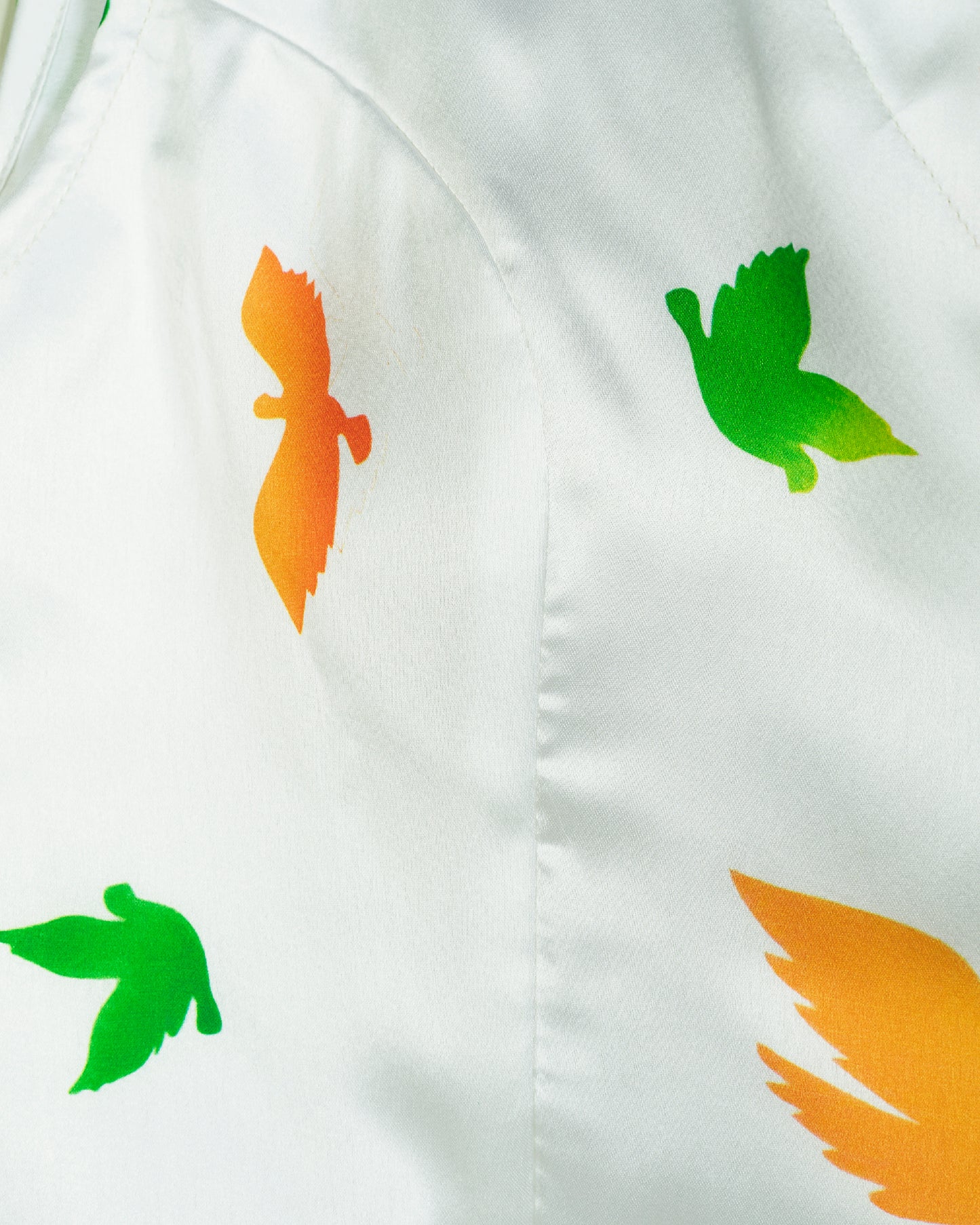 Freedom Edit : Tri-Color Bird Blouse For Women