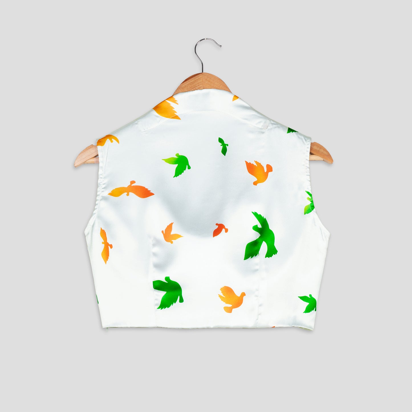 Freedom Edit : Tri-Color Bird Blouse For Women