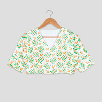 Show Your Spirit! Freedom Edit: Tri-Color Blouse