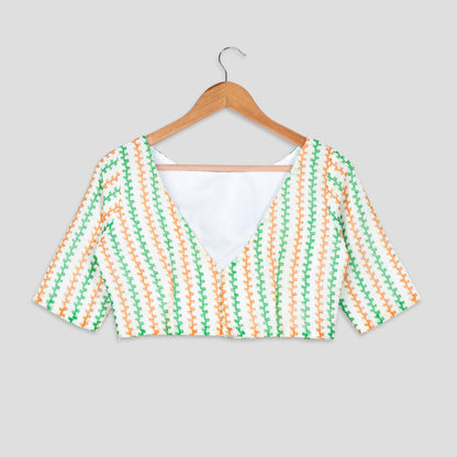 India's Pride : Fabcurate's Freedom Edit Blouse