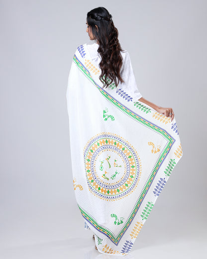 FolkArt Tiranga Sequins Dupatta