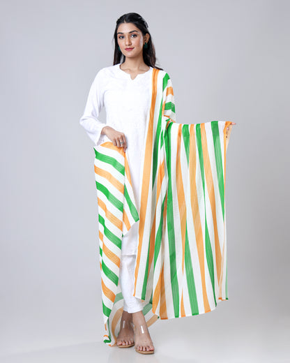Azadi Rang Trishade Dupatta