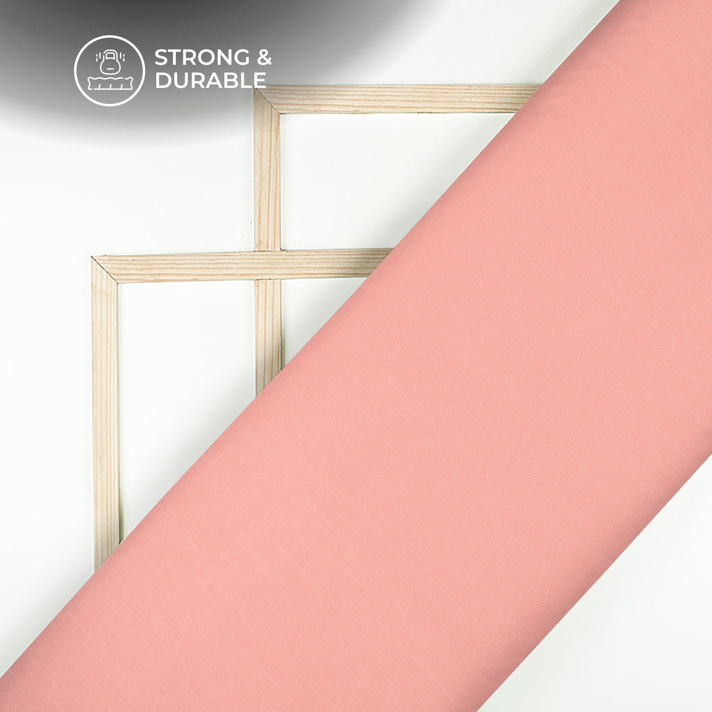 Rough Pink Plain Soft Touch Cotton Shirting Fabric (Width 58 Inches)