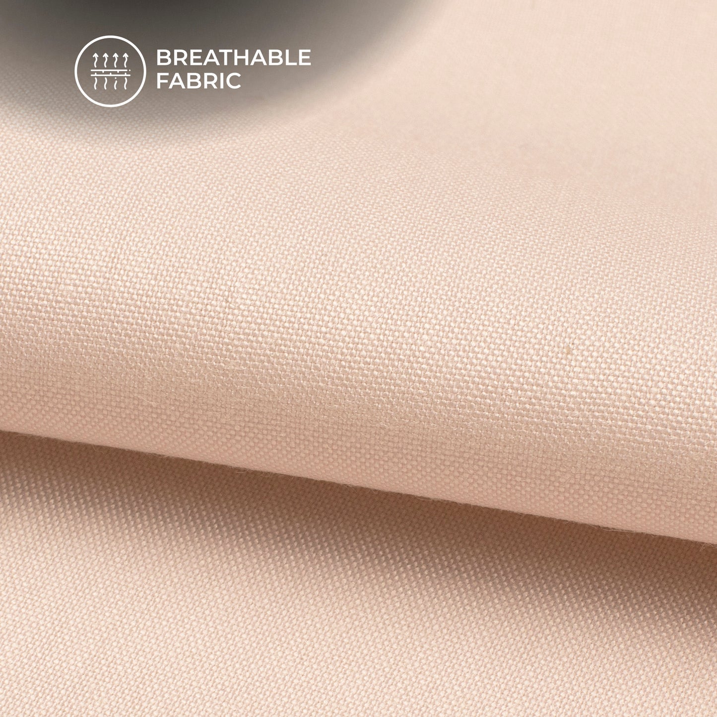 Cream Plain Soft Touch Cotton Shirting Fabric (Width 58 Inches)