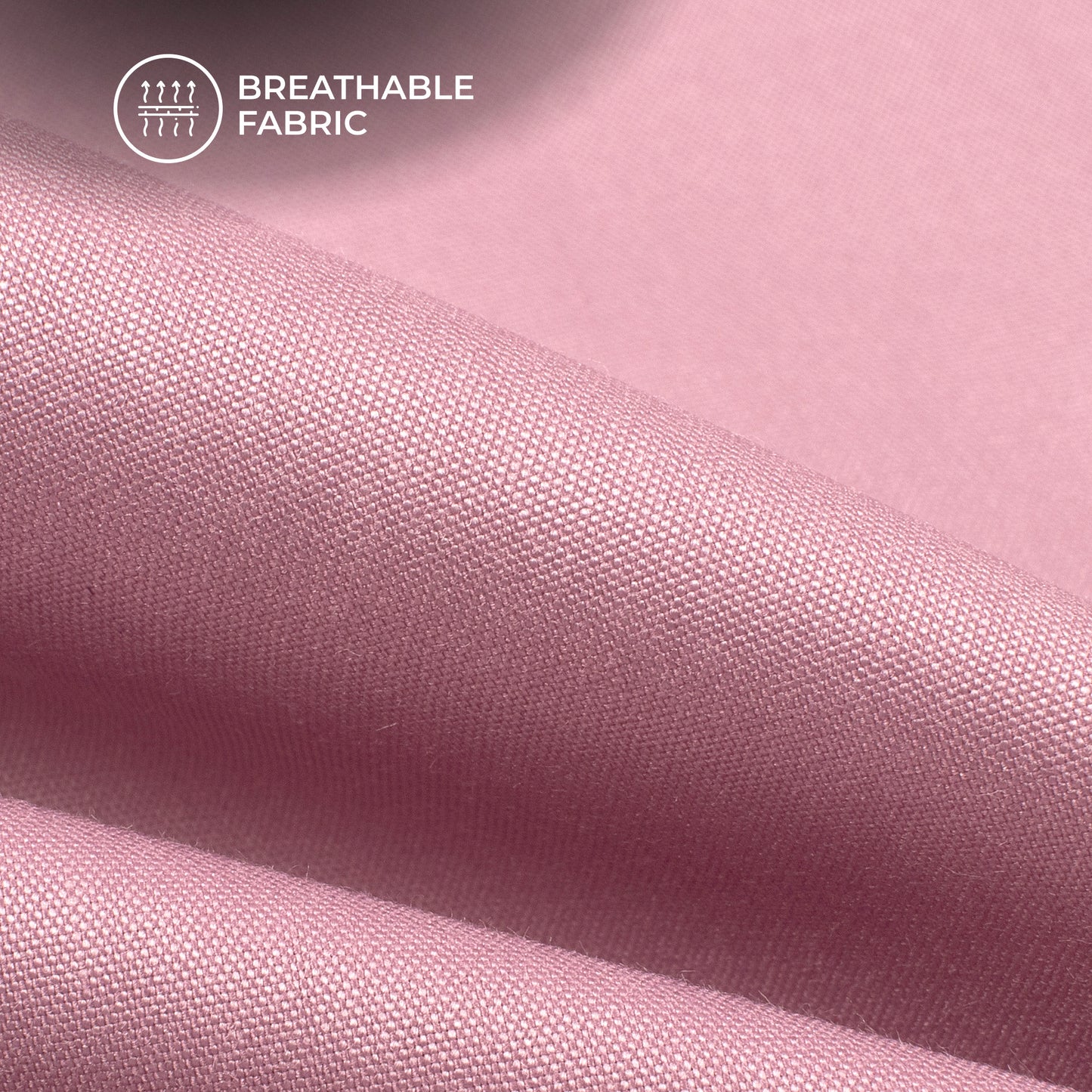 Flamingo Pink Plain Soft Touch Cotton Shirting Fabric (Width 58 Inches)
