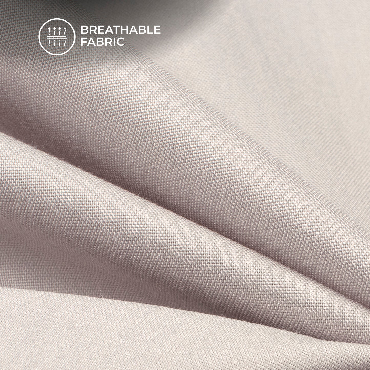 Grey Plain Soft Touch Cotton Shirting Fabric (Width 58 Inches)