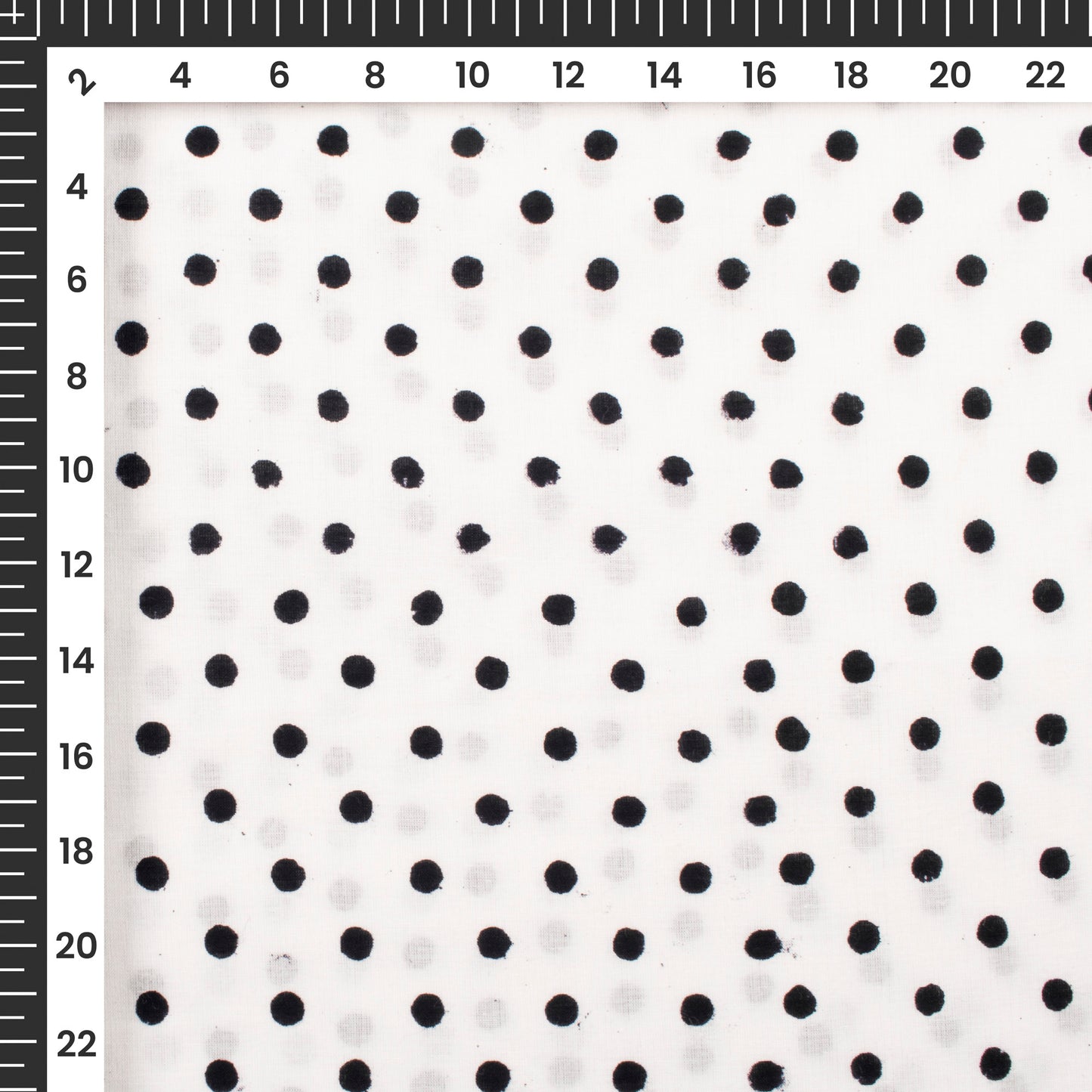 Monochrome Handblock Pure Cotton Fabric